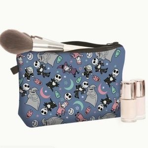 Cosmetic Makeup Portable Bag Pouch Colorful Nightmare Before Christmas Themed